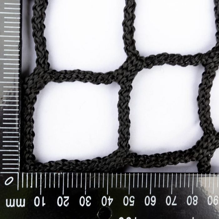 Extra Heavy Duty Cargo Net Black 2.7m x 2.4m with Webbing Edging 45mm mesh