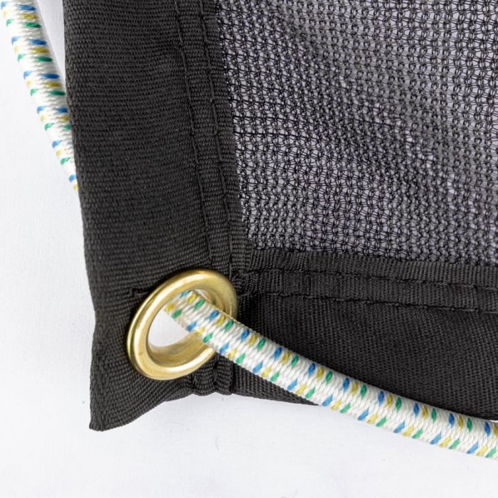High Density Raschel Black Debris Net With Bungee Cord