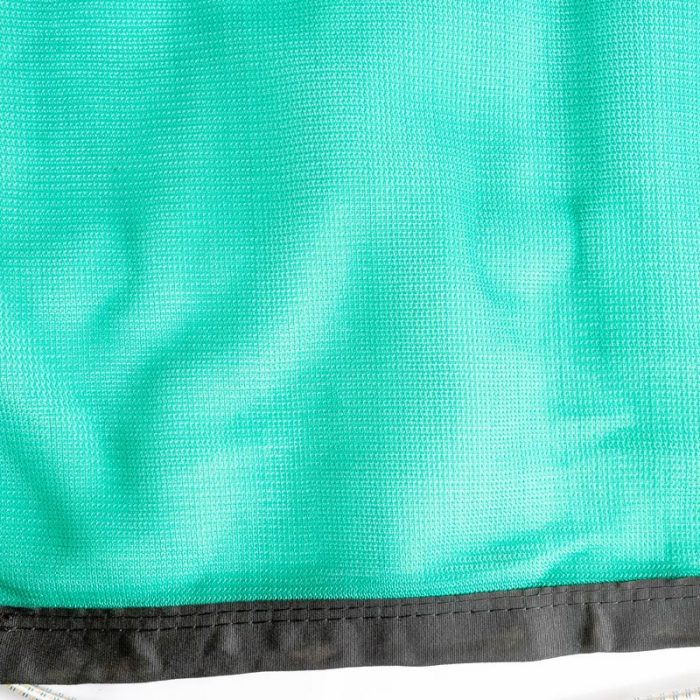 High Density Raschel Green Debris Net With Bungee Cord