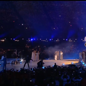Cargo net used as part of the London 2012 Olympics Closing Ceremony.