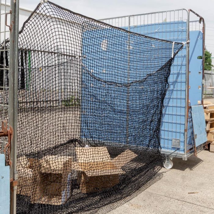 Recycling and Waste Management Net 1.83m x 1.83m - Cube with Open Top