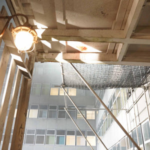 Cargo safety net in use on a film set (customer photo).