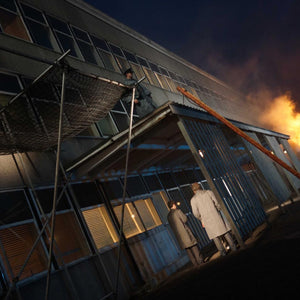 Cargo safety net in use on a film set (customer photo).