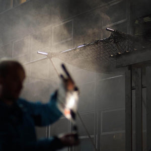 Cargo safety net in use on a film set (customer photo).