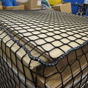 Black pallet cover net.