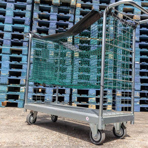 Bespoke green trolley net.
