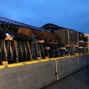 Customer photo showing extra heavy duty cargo nets in use.
