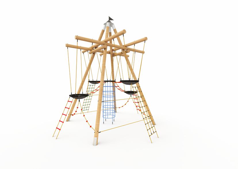 Bird‘s Nest Tower - Wooden Version - Made in Germany