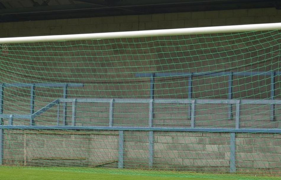 Pair of Full Size Continental Football Goal Nets 24ft 7in x 8ft 2in - Single Colour