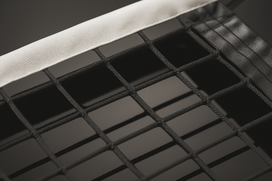 Single 4mm Polypropylene Tennis Net 12.72m x 1.07m With All Sides Taped
