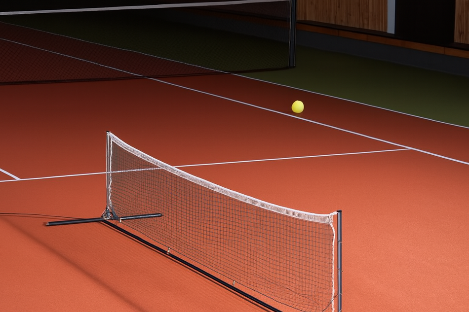 Single Junior Tennis Net - 3m x 0.70m