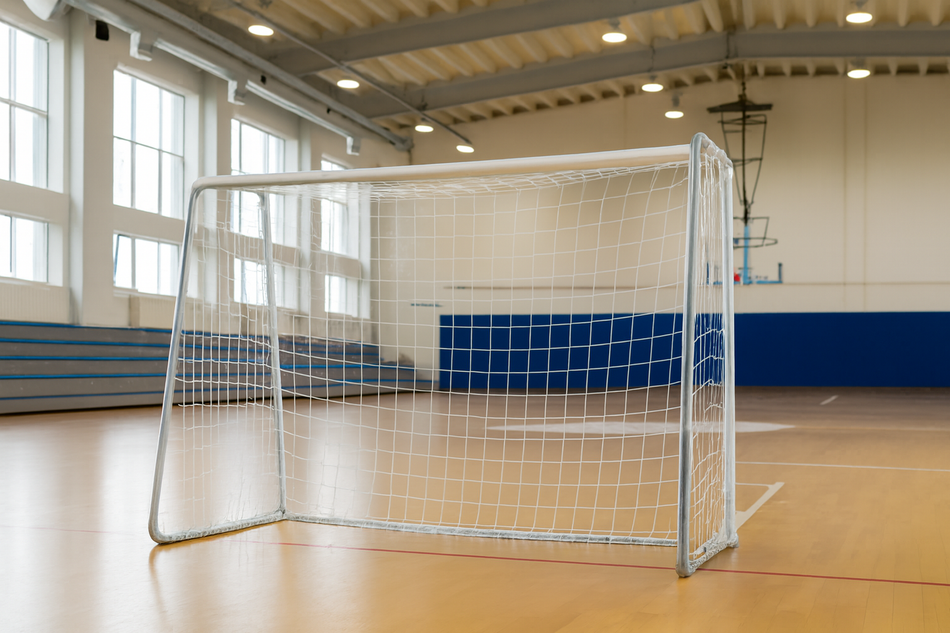 Pair of 2.5mm Futsal Goal Nets 9ft 8in x 6ft 6in