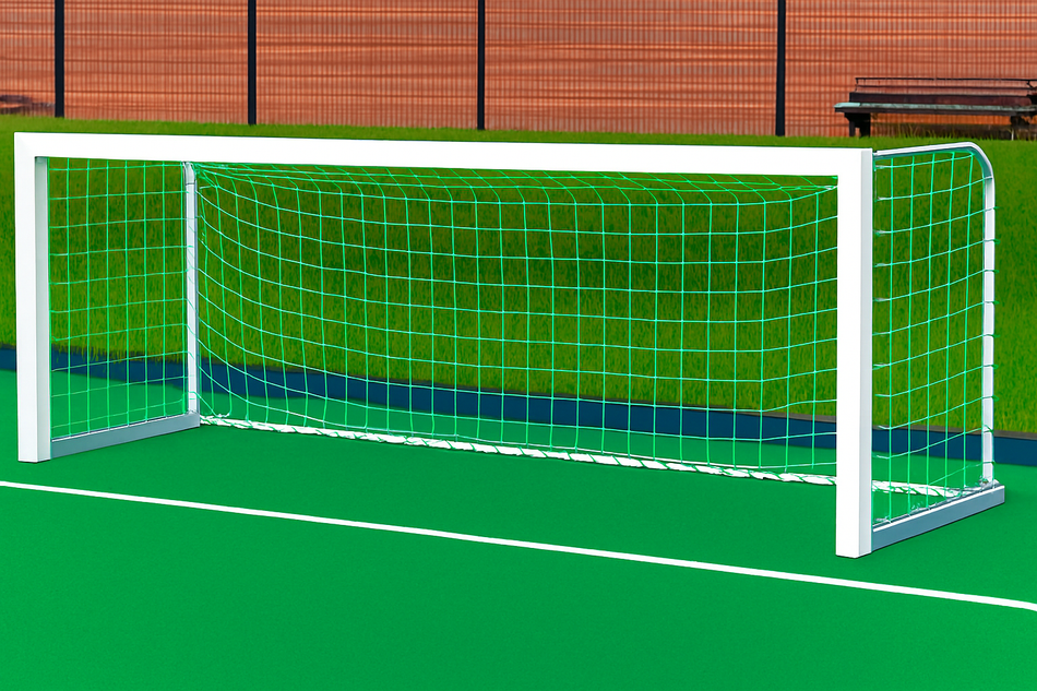 Pair of 5-a-side Full Size Goal Nets 16ft x 4ft - 4mm Diameter