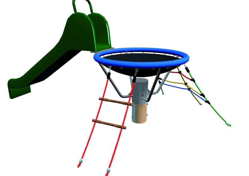 Little Eagles Nest with Slide - Made in Germany