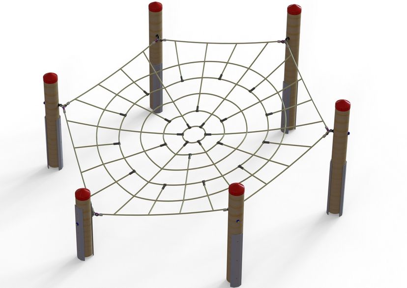 Spider Web Net, in Timber - Made in Germany