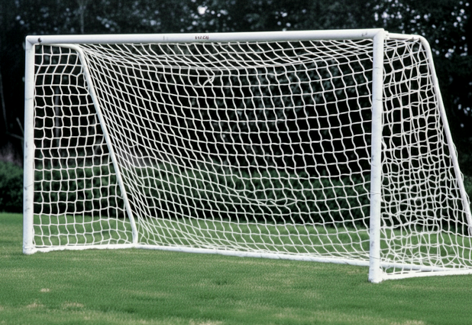 Pair of 12ft x 6ft Mini Soccer Nets - 4mm Diameter