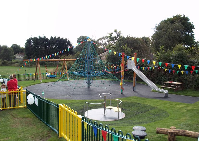 Rope Net Tower 2 with Slide - Made in Germany