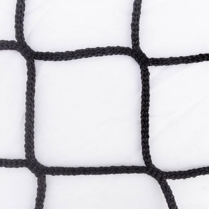 Black knotless net with 100mm mesh