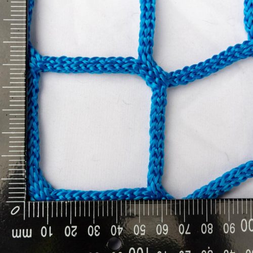 Blue knotless netting