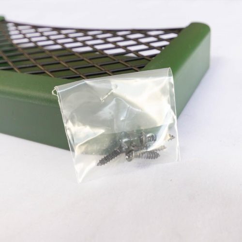 Green plastic frame net with fittings