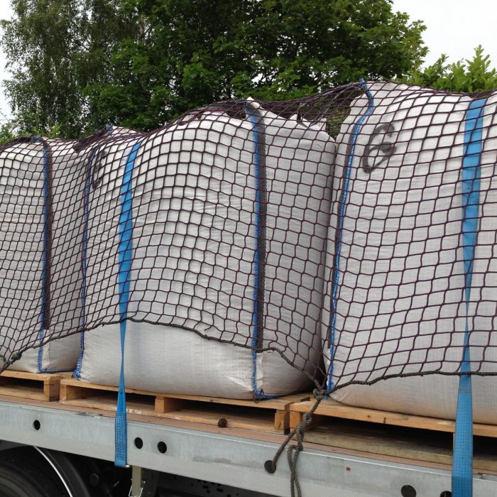 Extra Heavy Duty Cargo Net 7.7m x 4.4m with Ties 45mm Mesh, Nets4You