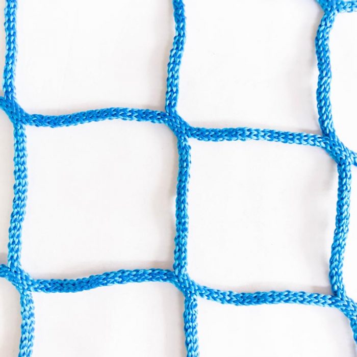 Blue knotless net