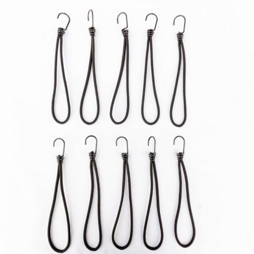 Bungee loops with metal hook