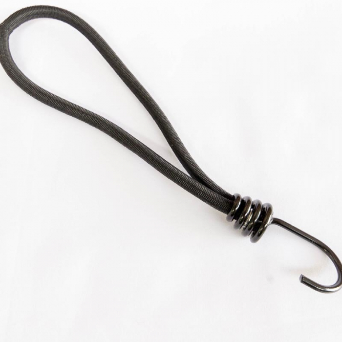 Bungee loop with metal hook