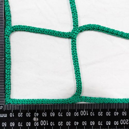 Green knotless net with mesh 100mm