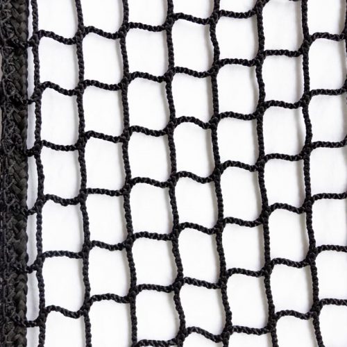 Black nylon net with reinforced edging