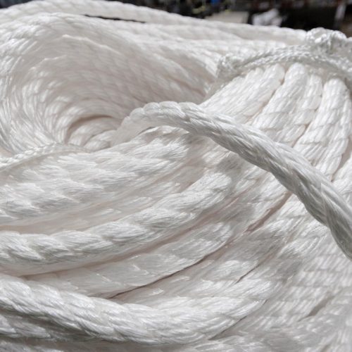 White Safety Rope Coil
