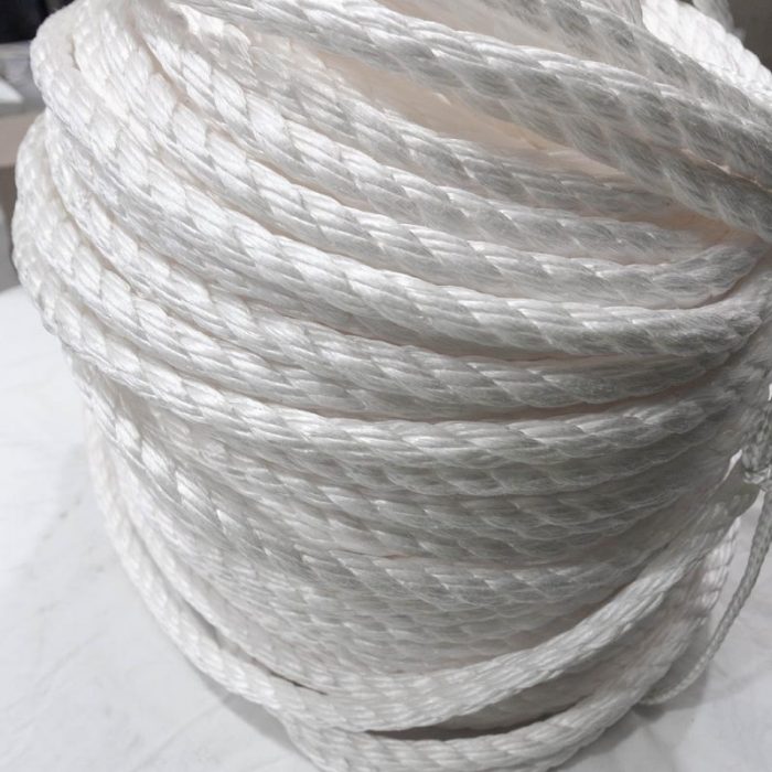 White safety Rope Coil