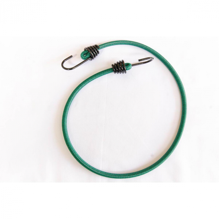 Green bungee hook with hooks on both ends